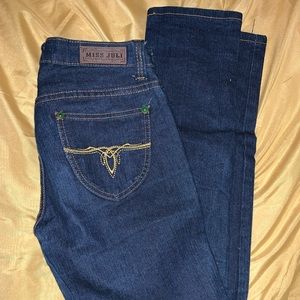 Miss juli blue jeans size 5/6 for women
